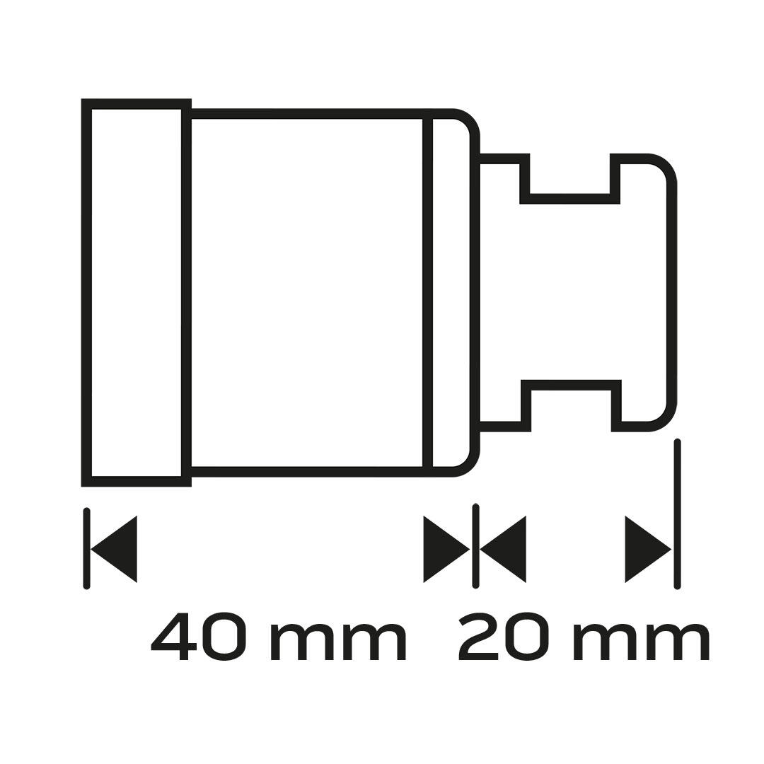 Otwornica diamentowa NEO TOOLS do pracy na sucho, 45 mm, uchwyt M14 - 3