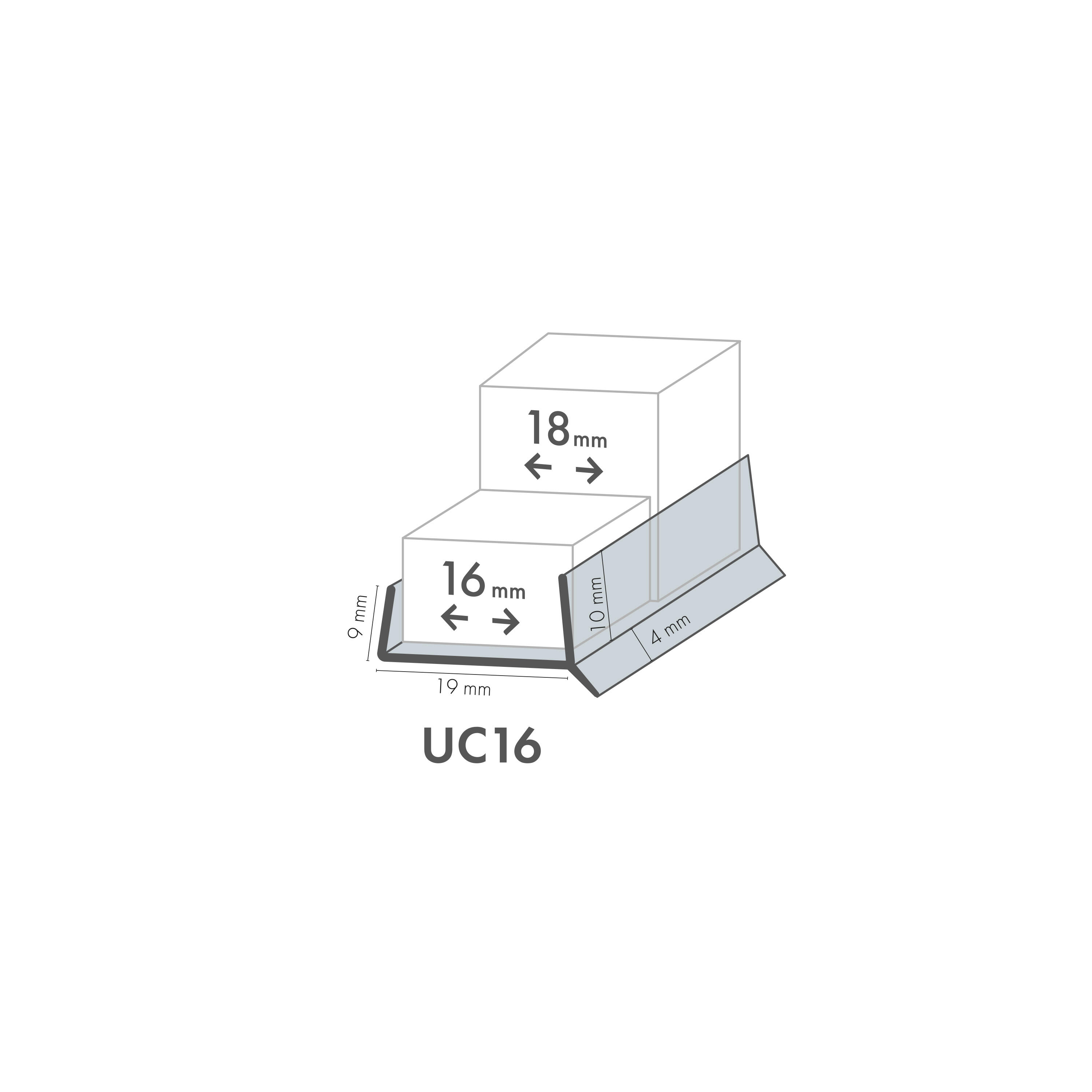 Uszczelka cokołu PVC 16-18 mm, 3m  - 2