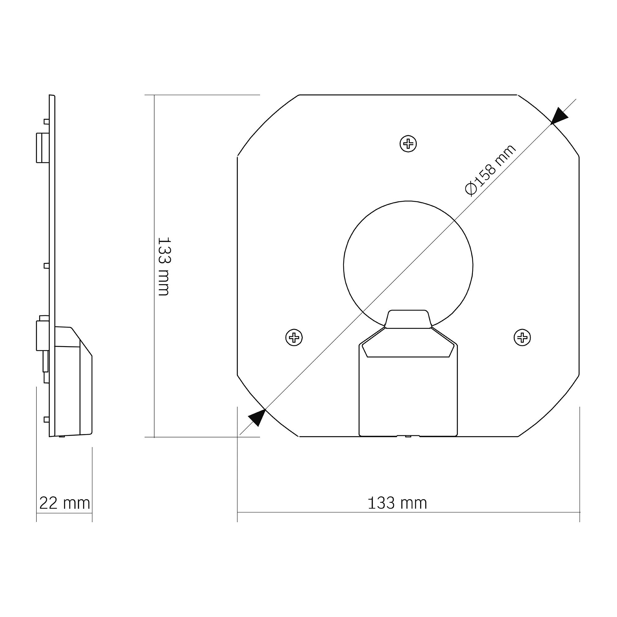 Wkład do plafonu LED 20W 2700lm C/N/Z IP20 - 6