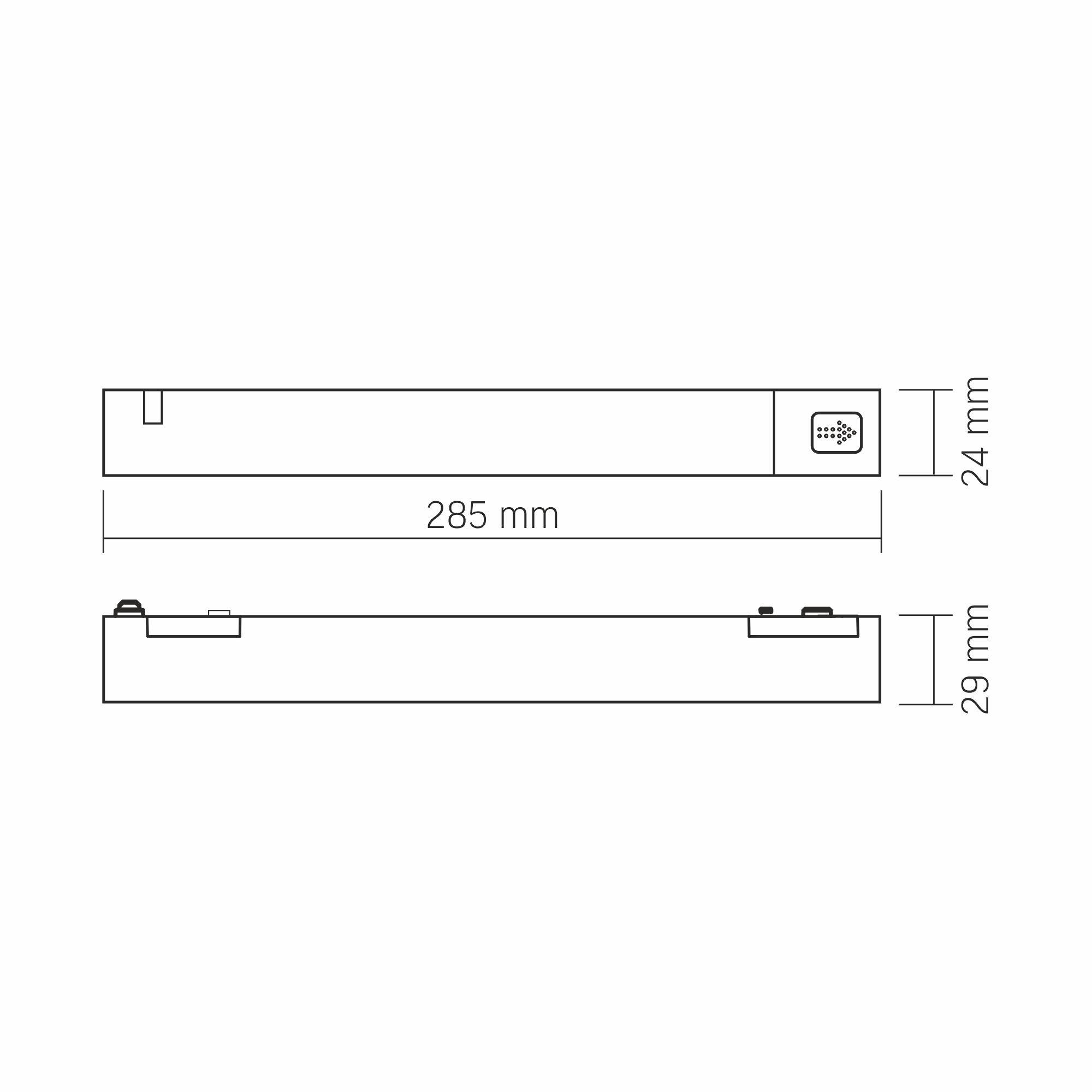 1-fazowy zasilacz magnetyczny 100W IP20 czarny - 2