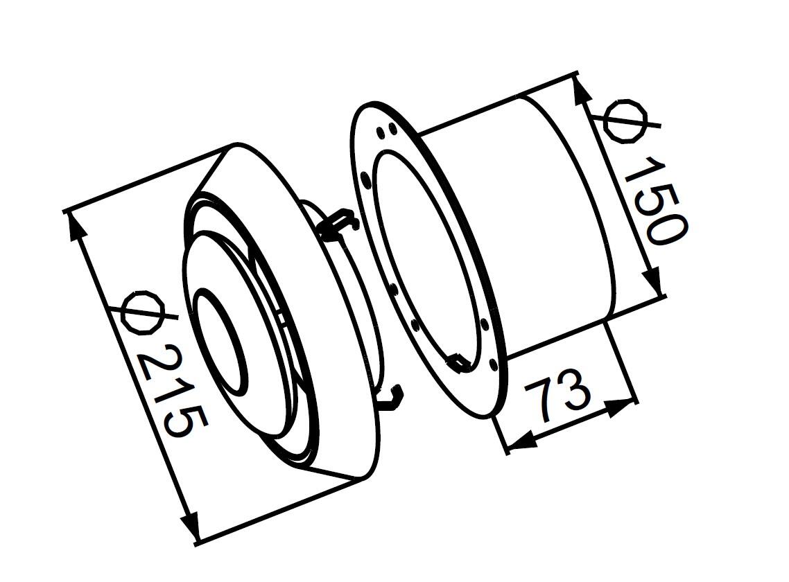 Anemostat fi 150 AN3 - 2