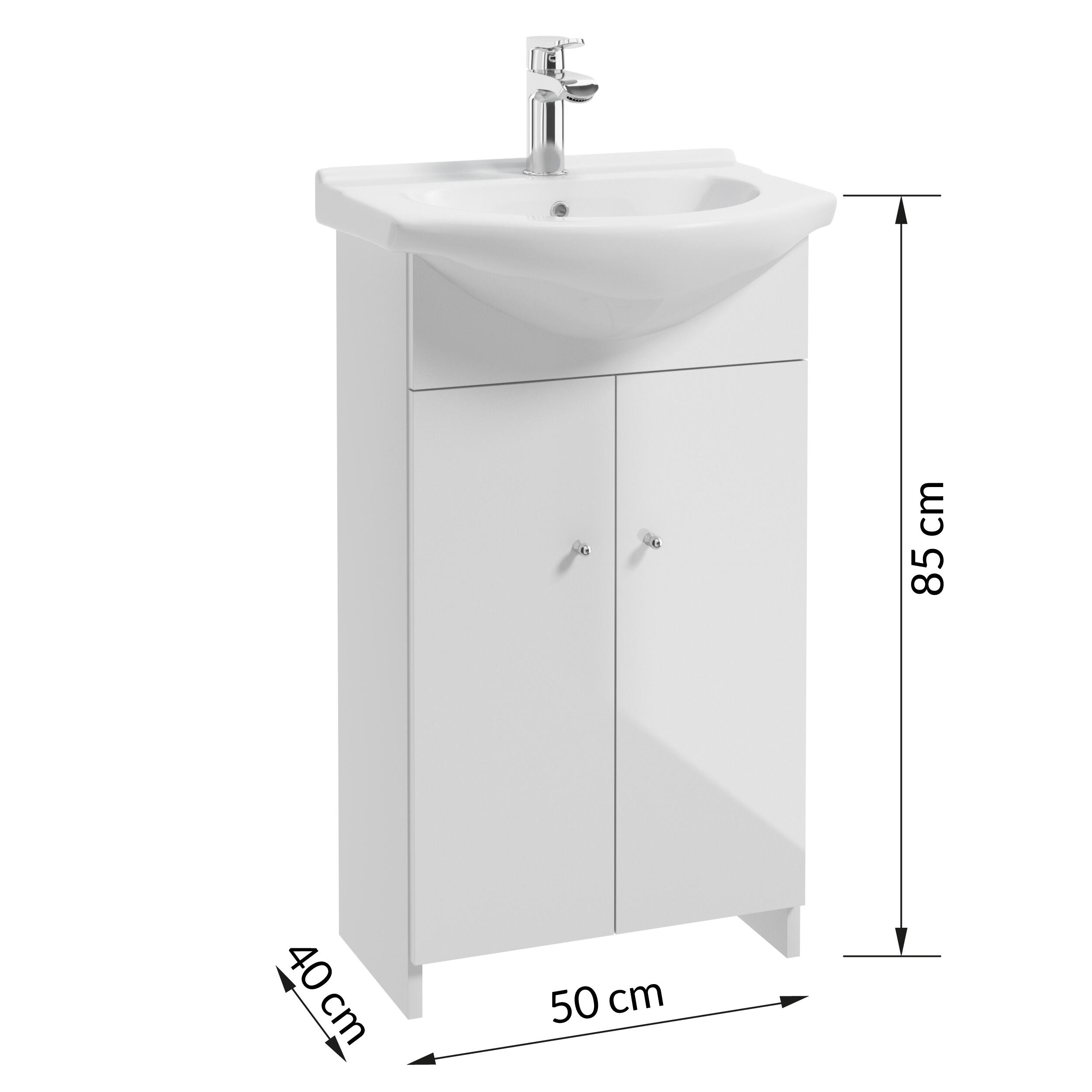 Zestaw szafka z umywalką Onas Vesuvio 50 cm 108-D-05001+1 - 3