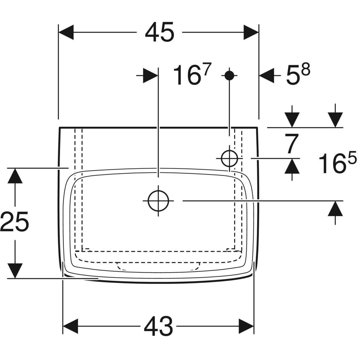 Zestaw szafka z umywalką Koło Nova Pro 45 cm M39003000 - 2