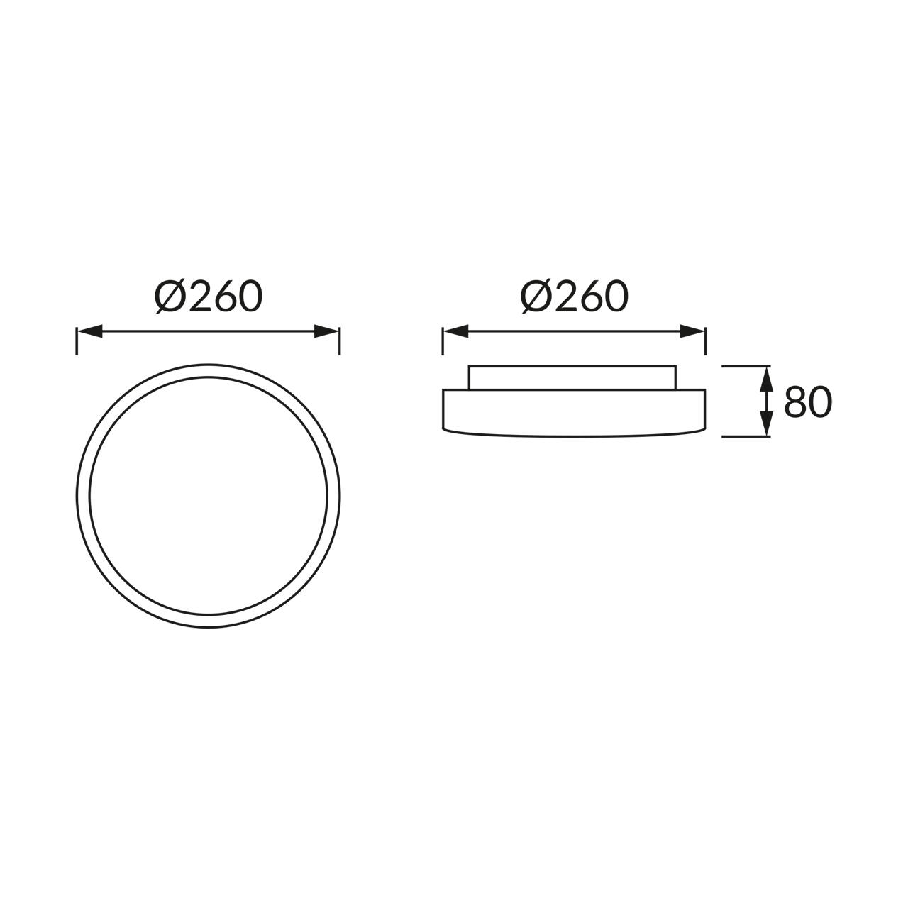 Plafon Sola LED 12W 1290 lm 4000K IP44 - 3