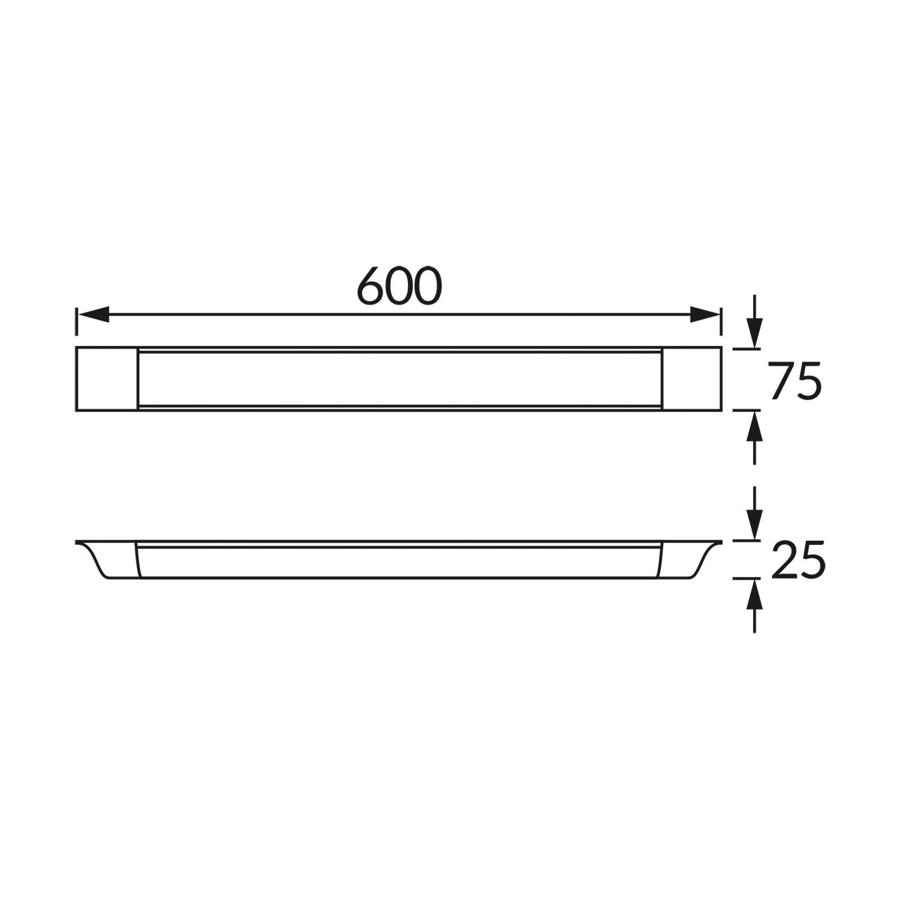 Oprawa FLAT LED 20W 1800lm 4000K IP42 60cm - 2