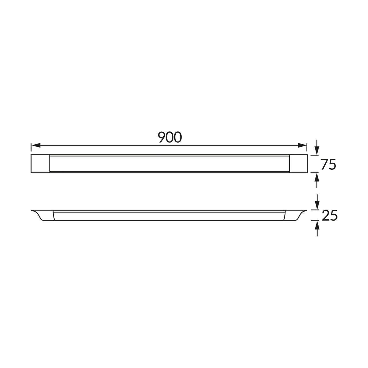 Oprawa FLAT LED 30W 2700lm 4000K IP42 90cm - 2