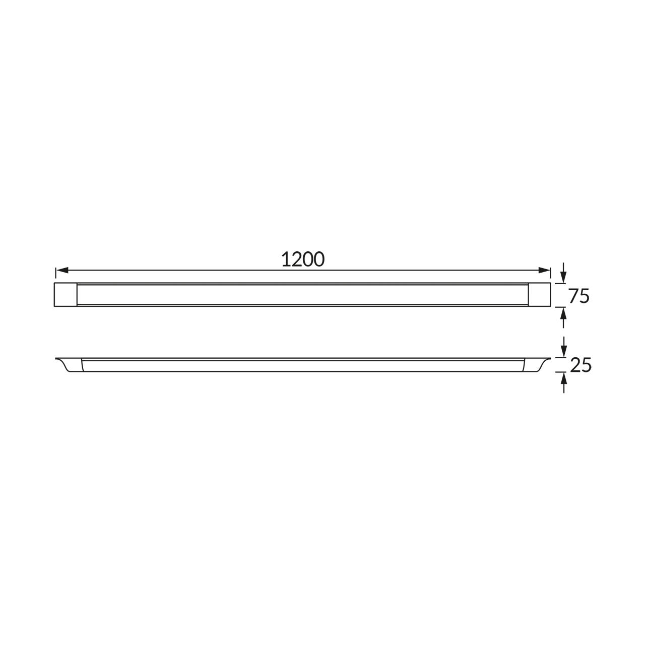 Oprawa FLAT LED 40W 3600lm 4000K IP42 120cm - 2