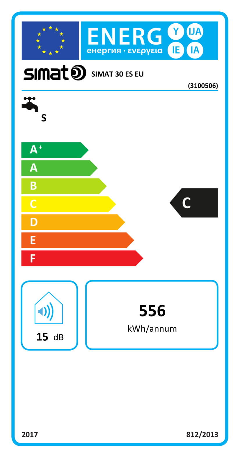 Elektryczny ogrzewacz wody Simat 30 l nadumywalkowy - 3