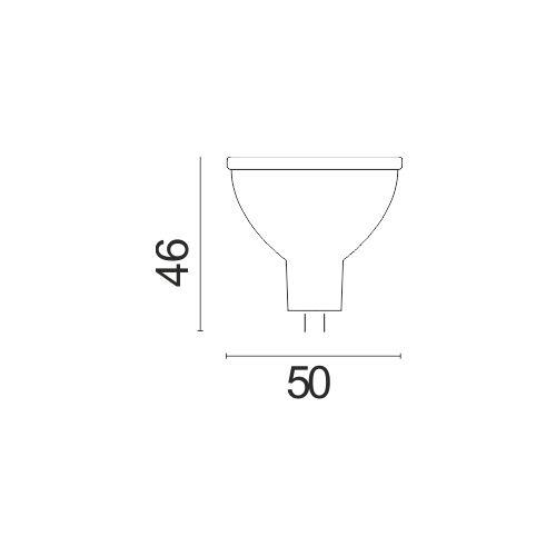 Żarówka LED GU5,3 MR16 12V 4,5W 380lm 4000K - 3