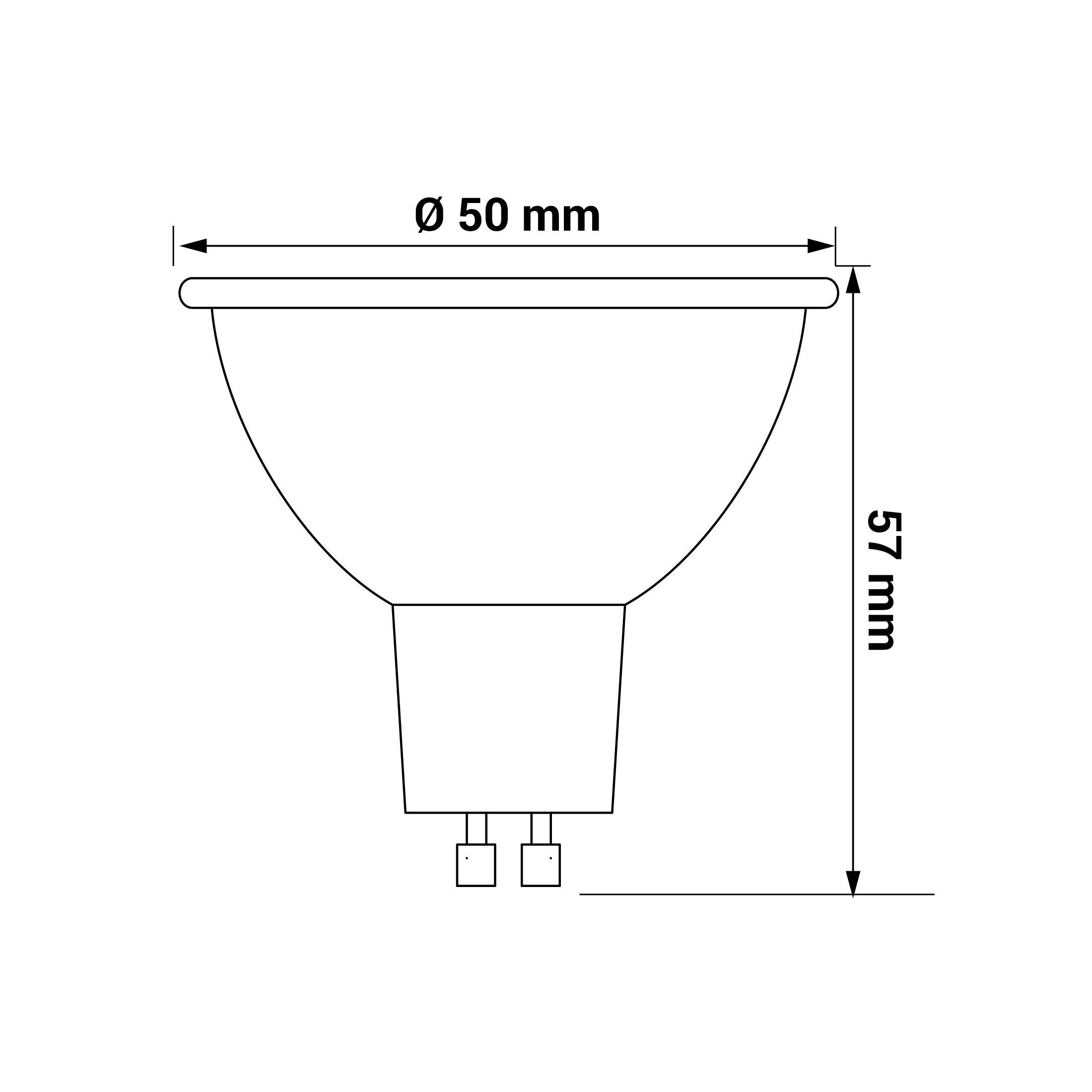 Żarówka LED GU10 7W 616lm 4000K - 3