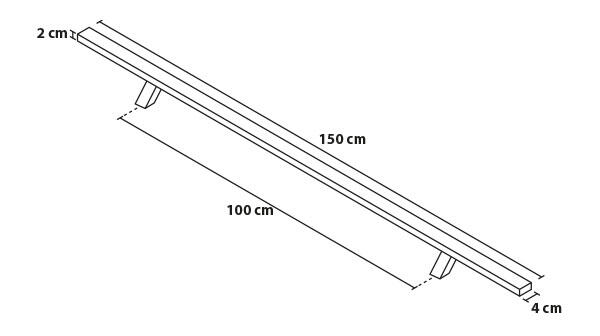 Antaba do drzwi Bergen, inox, 170 cm - 3
