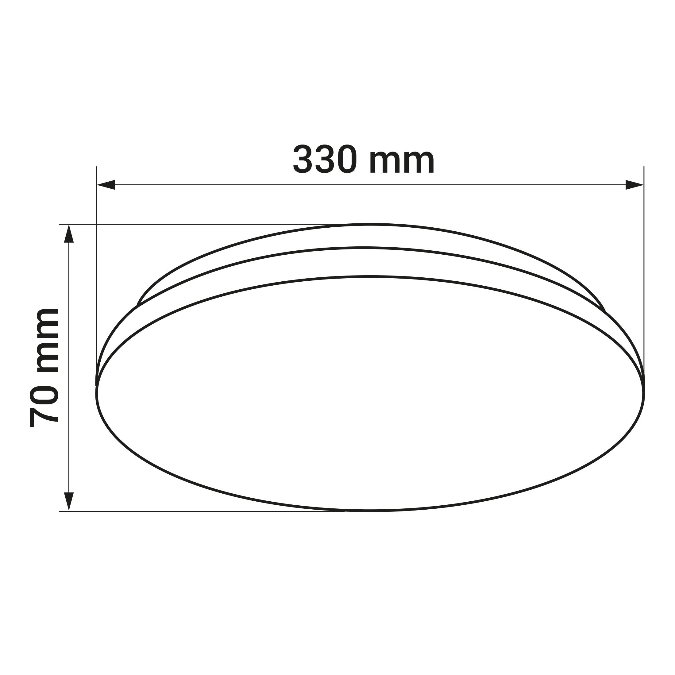 Plafon LED okrągły, 18W, IP20, 4000K, średnica 33cm, strumień użyteczny 1500Lm, czujnik ruchu i zmierzchu regulowany - 4