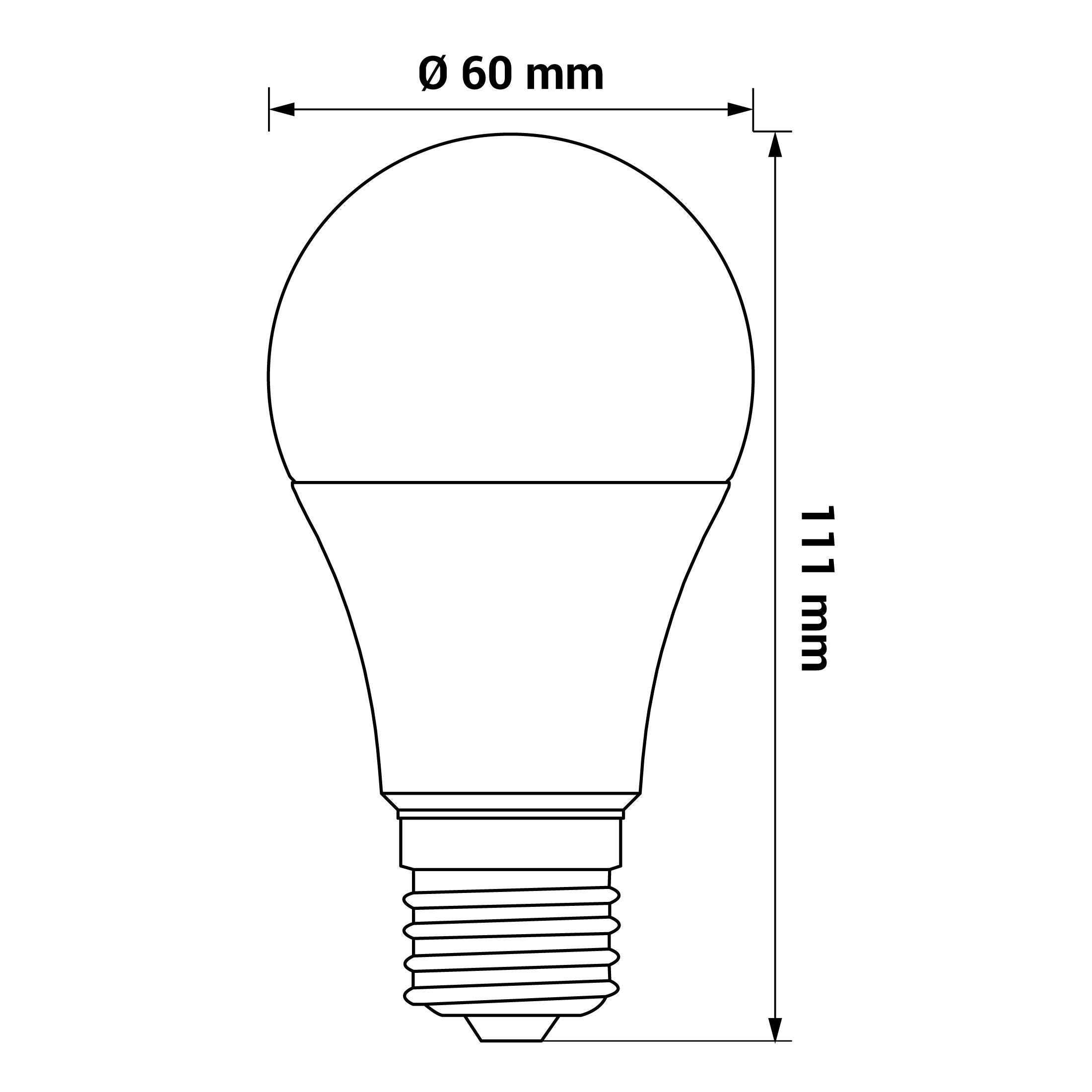 Żarówka LED E27 11W=75W 1055Lm 4000K - 2