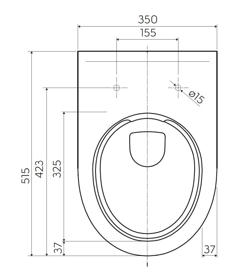 Zestaw podtynkowy WC Geberit Light Oval Delta przycisk chrom - 4