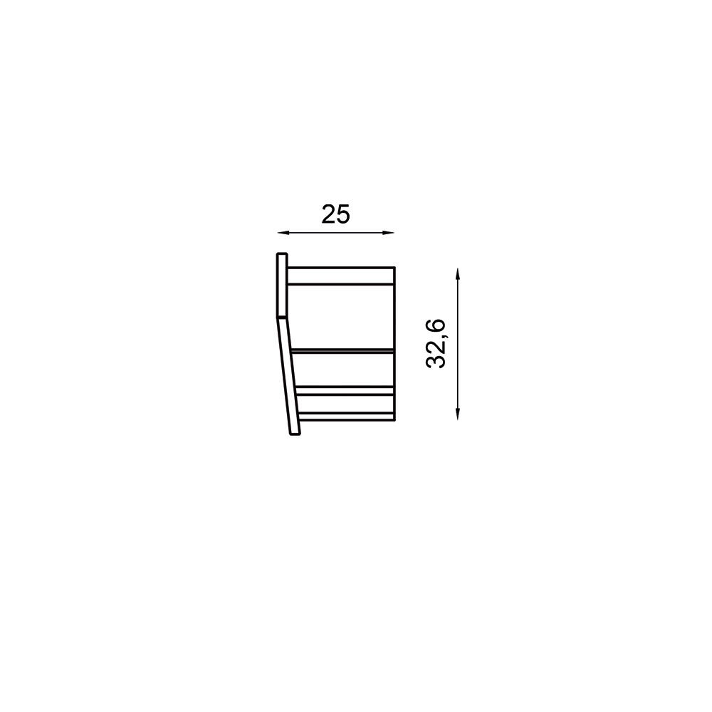 Odbojnik przyścienny Renoplast K102 grafit 2 szt. P+L (komplet) - 2