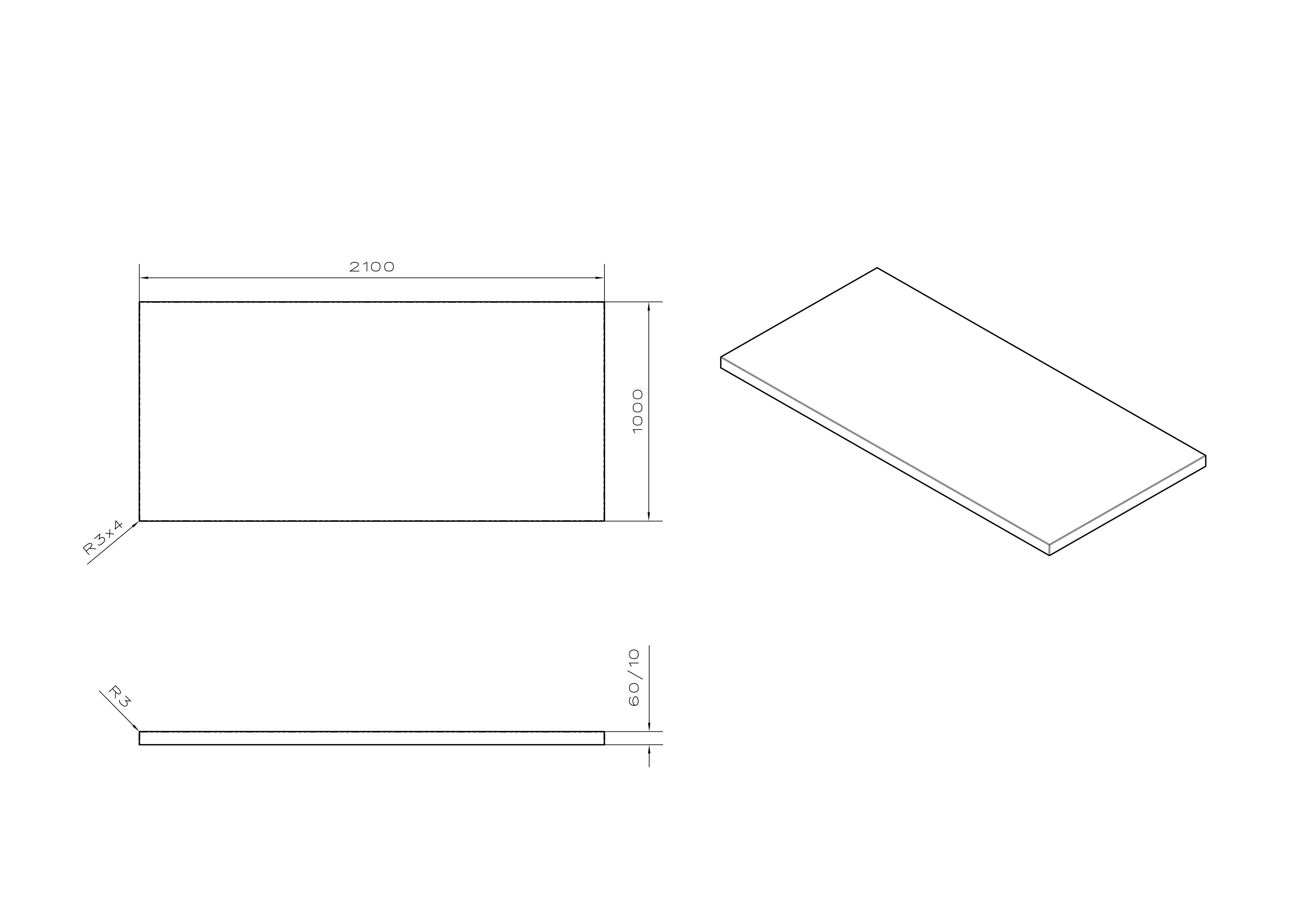 Ścianka prysznicowa Sched-pol Shower Plate 210x100 cm BRC9297CTST - 6