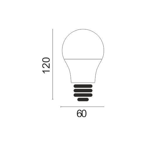 Żarówka LED E27 A60 13W 1521lm 3000K - 4