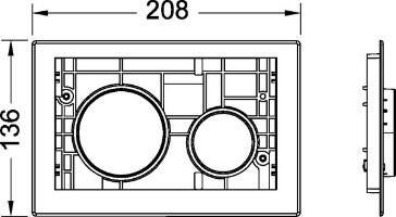 Przycisk spłukujący do stelaża Tece Loop 9240665 - 2