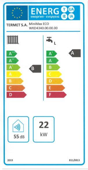 Kocioł gazowy z otwartą komorą Termet Minimax Eco GCO-13-10 (22/22), 2-funkcyjny (WKD 4341 00 00 00/PL1) - 2