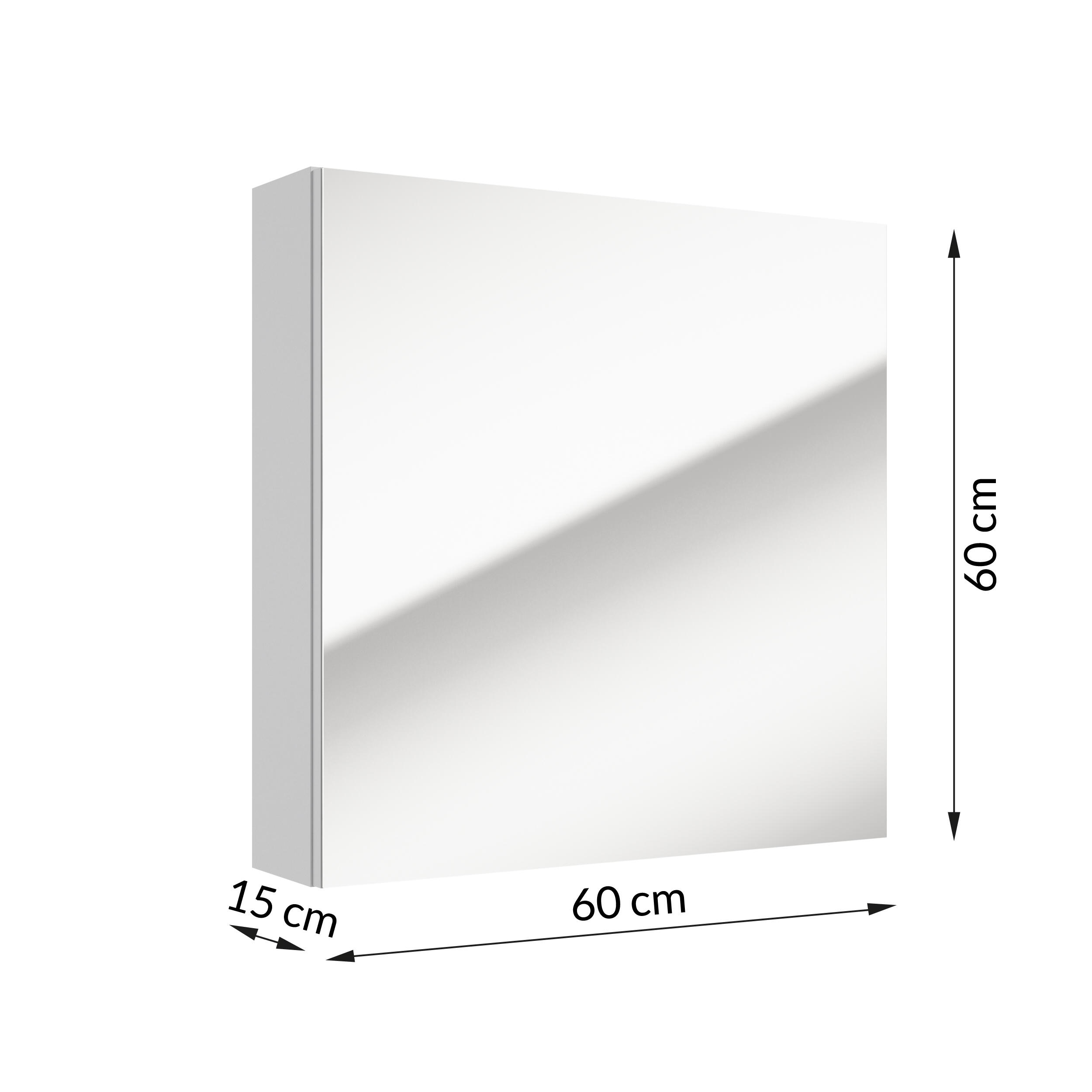Szafka lustrzana Onas Uni 60 cm  - 3