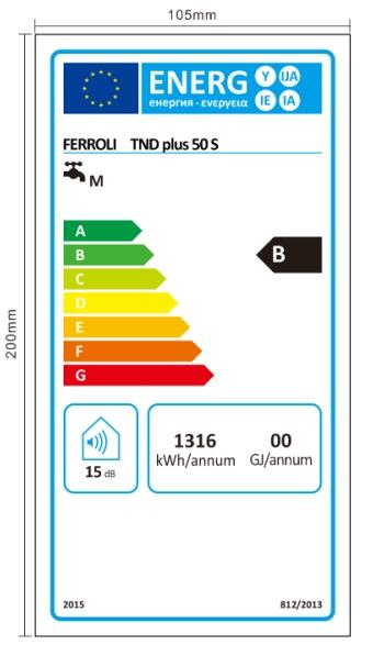 Elektryczny ogrzewacz wody TND Plus 50 l - 2