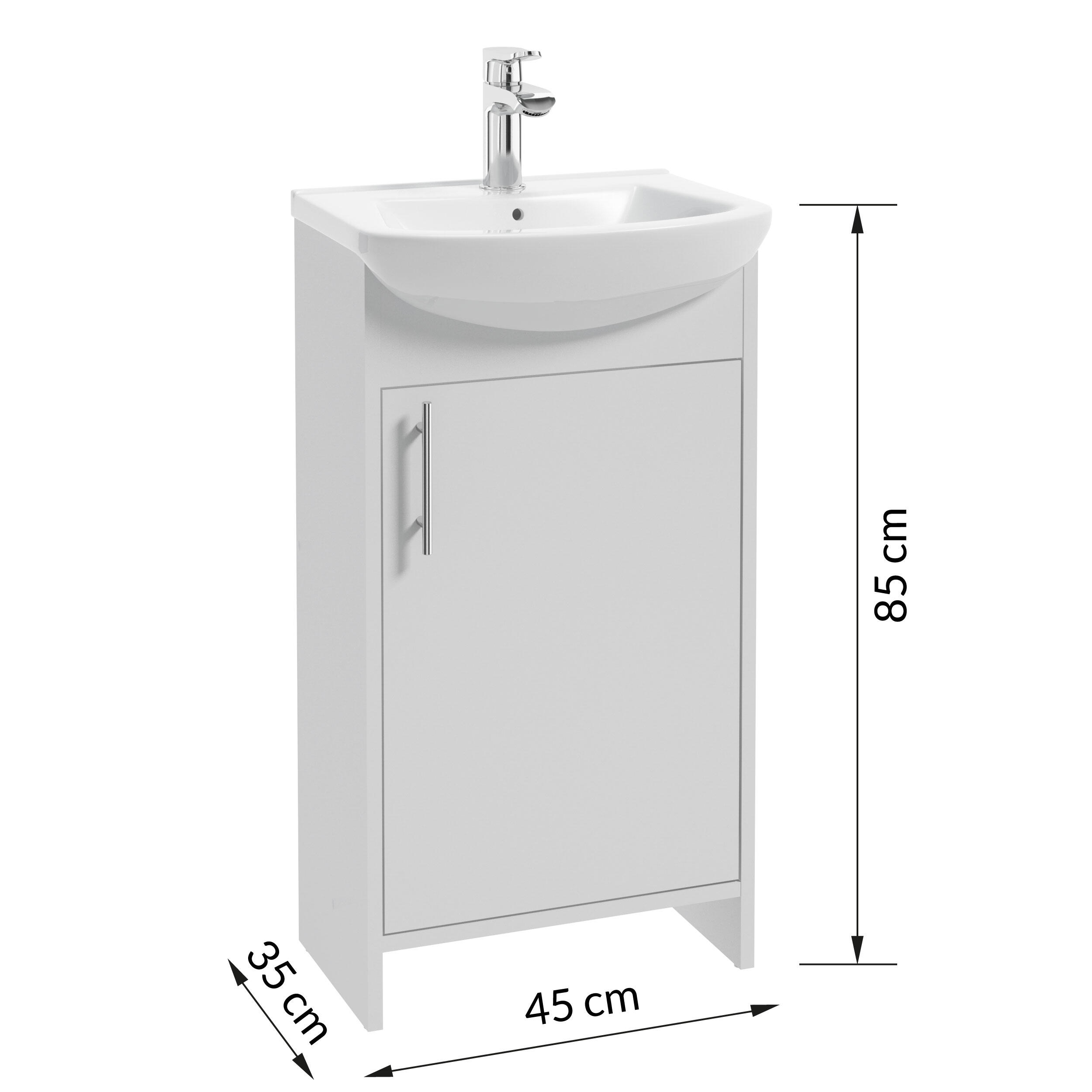 Zestaw szafka z umywalką Viki 45 cm  - 2