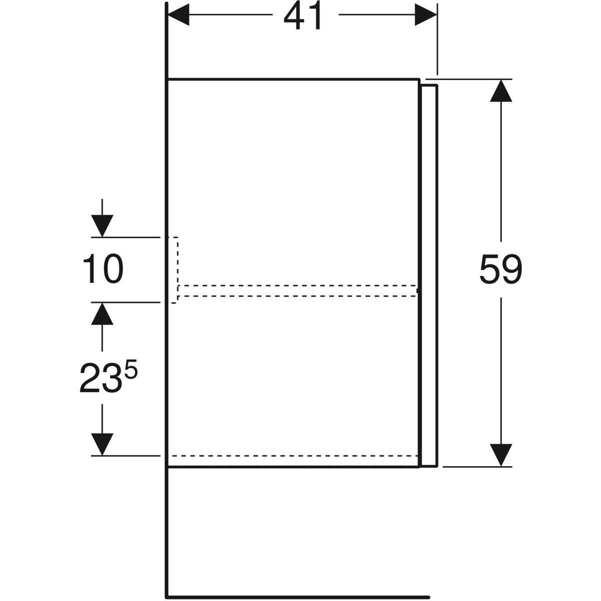 Szafka pod umywalkę Koło Rekord 60 cm  - 2