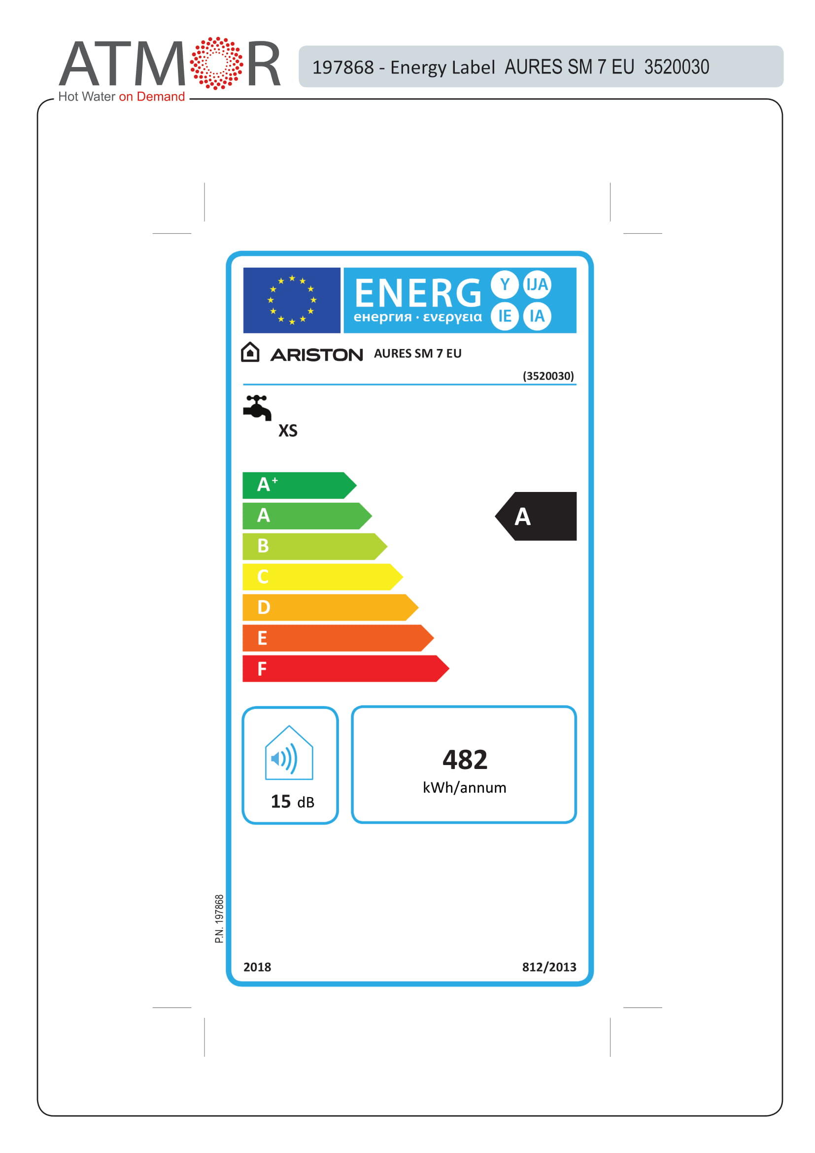 Elektryczny ogrzewacz wody Aures Slim Multi 7 kW - 2