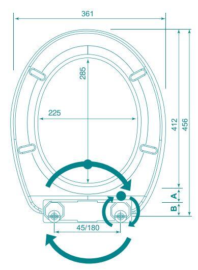 Deska WC Bisk Iris - 2
