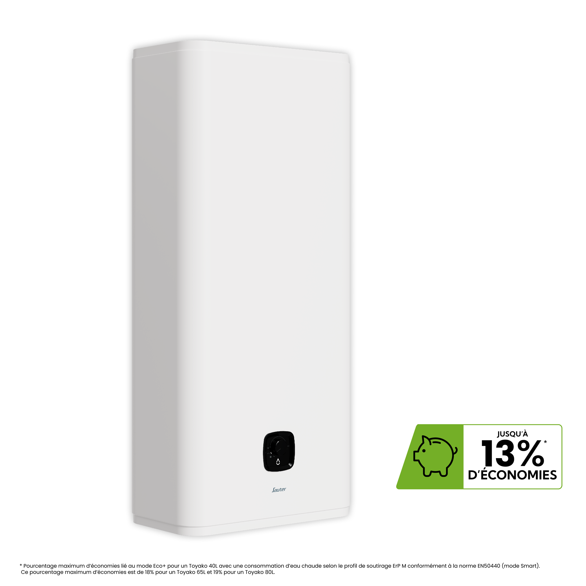 Chauffe-eau plat 13% d'économies d'energie - 0