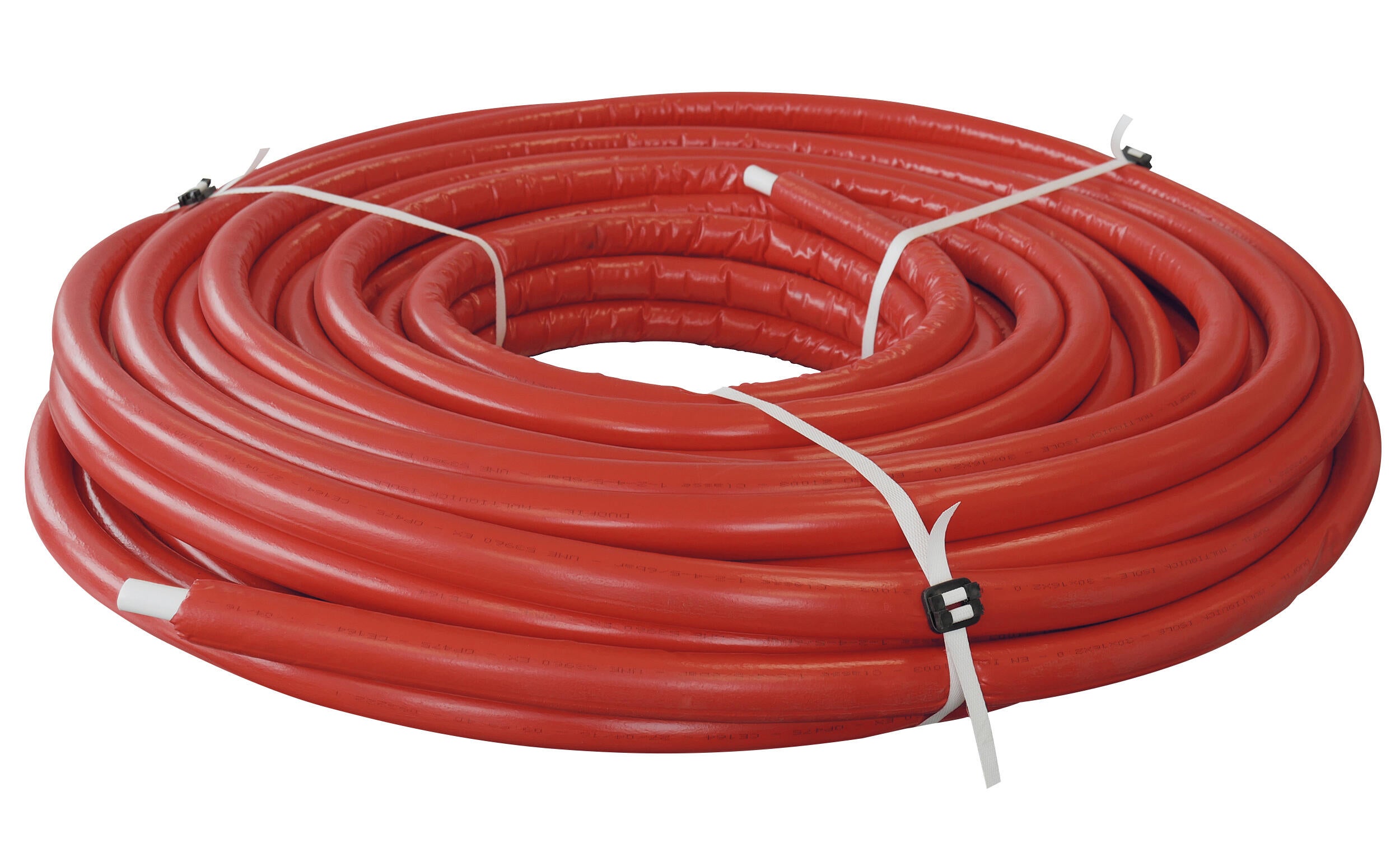 Tube Multicouche isolé rouge Diam.32 en couronne Long. 25m | Tecnomat ...