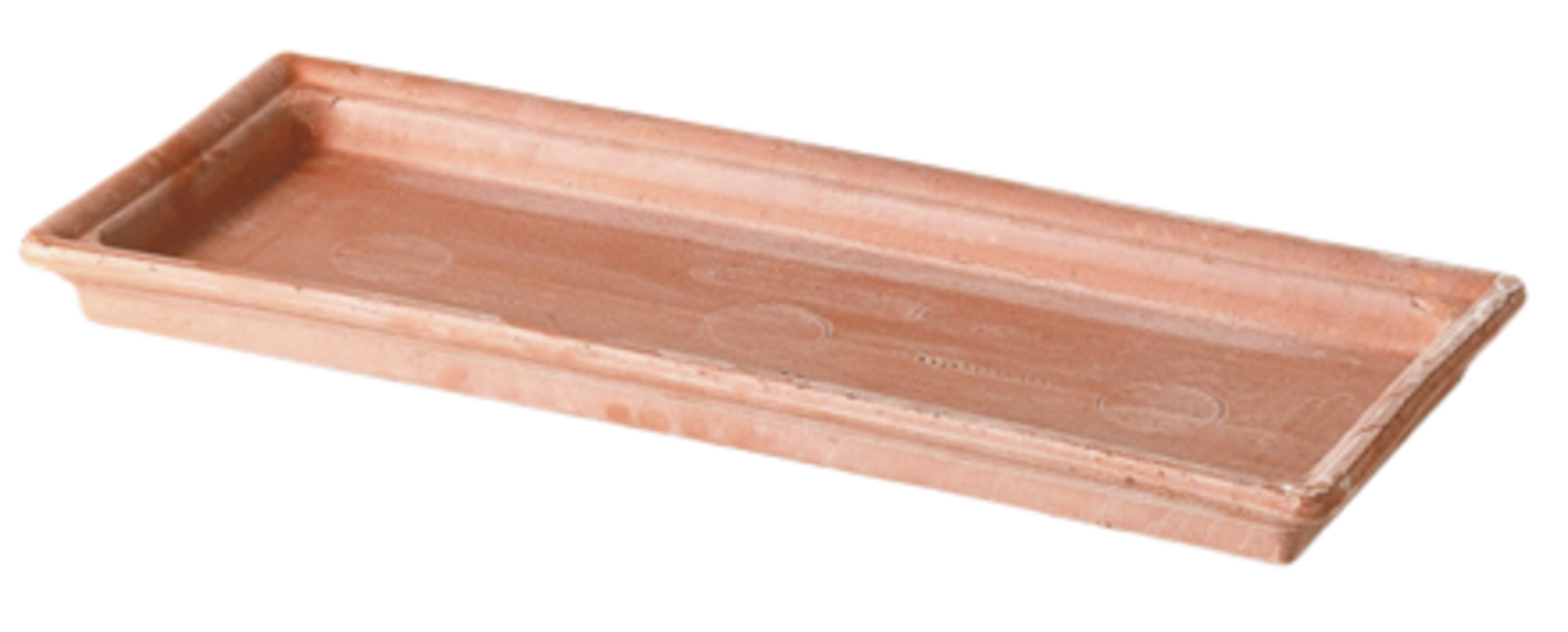 Podstawka pod doniczkę 50 cm terakota biała Deroma