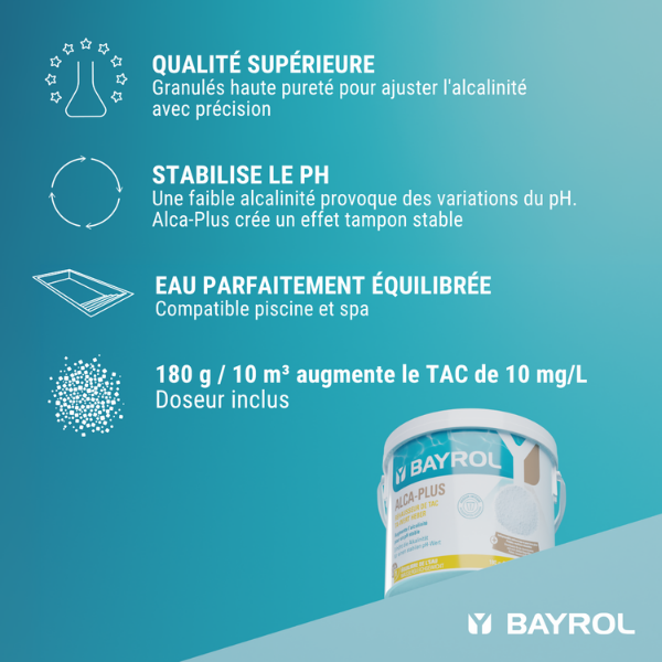 Rehausseur d’alcalinité BAYROL By 1194531 5 kg - 2