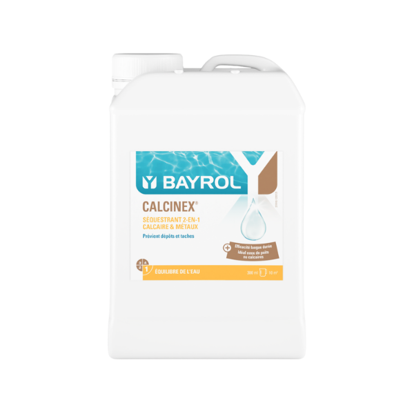 Anti calcaire piscine BAYROL Calcinex, liquide 3 l - 5