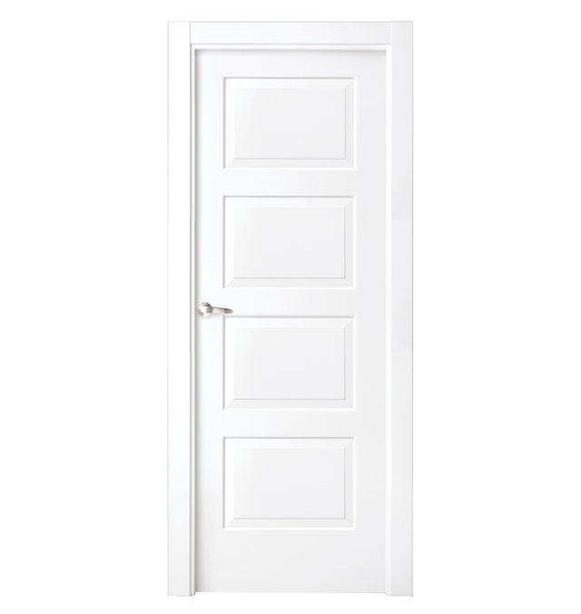 PUERTA ABATIBLE EN BLOCK LOLA LACADA BLANCA CIEGA 62,5CM DERECHA