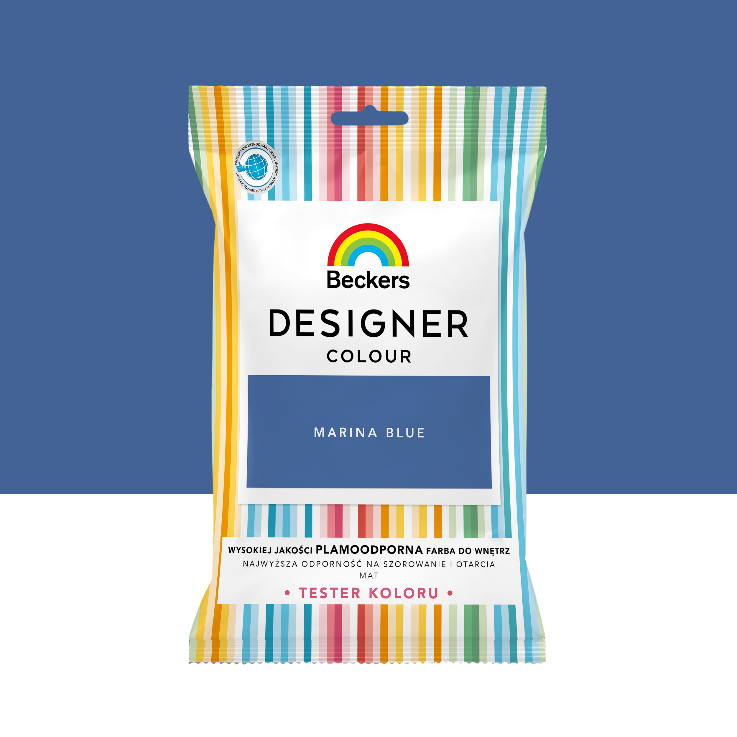 Tester farby Beckers Designer Colour Marina blue 50 ml