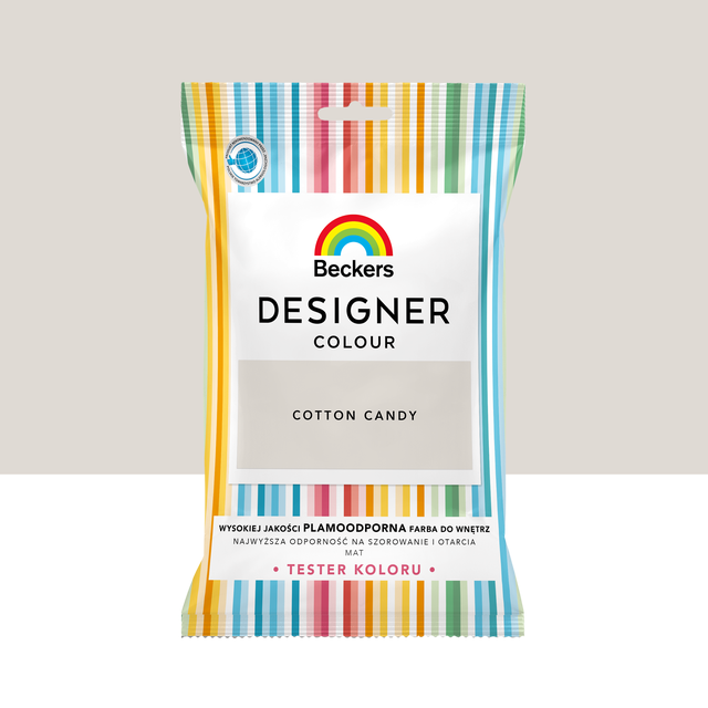 Tester farby Beckers Designer Colour Cotton candy 50 ml