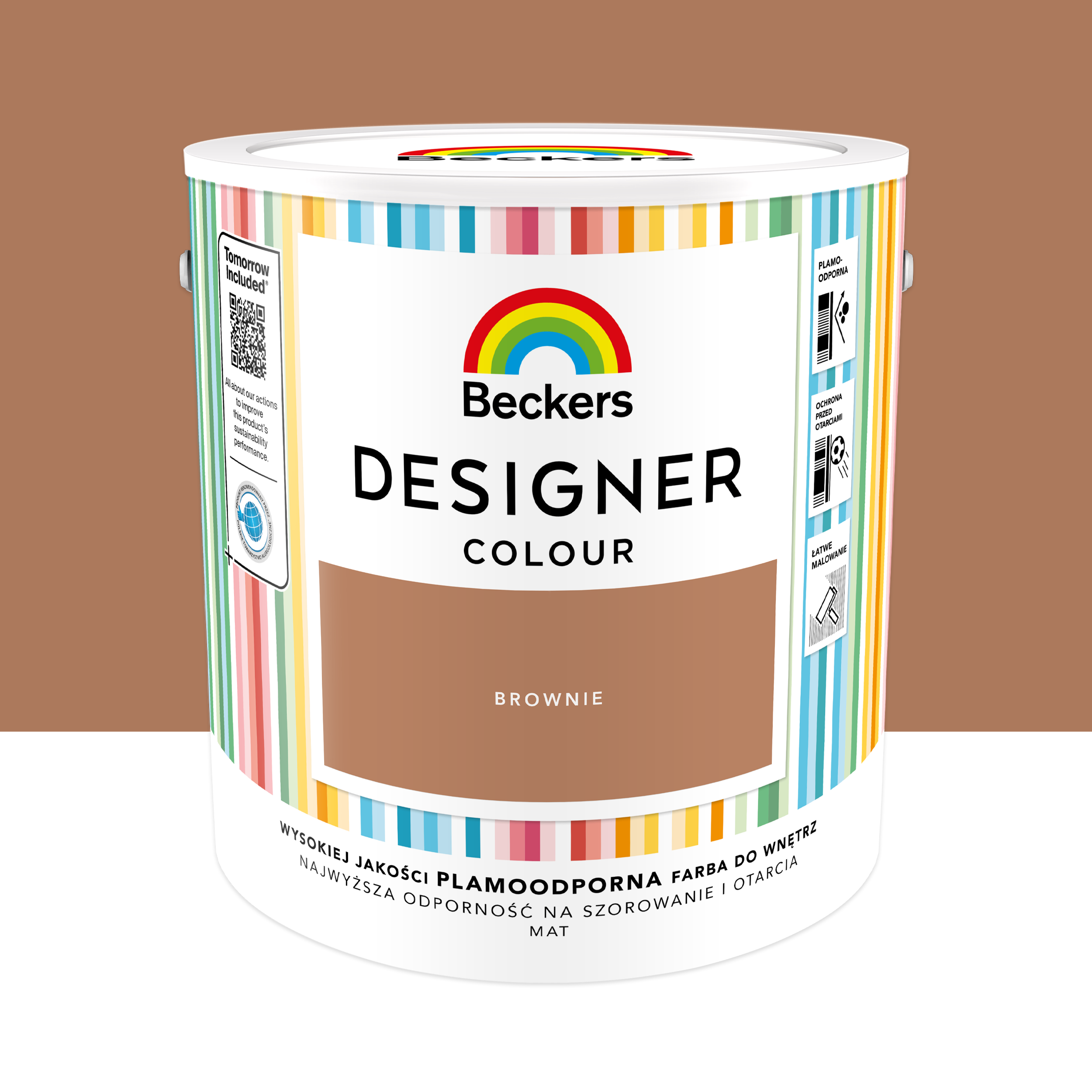 Farba wewnętrzna Beckers Designer Colour Brownie 2.5 l