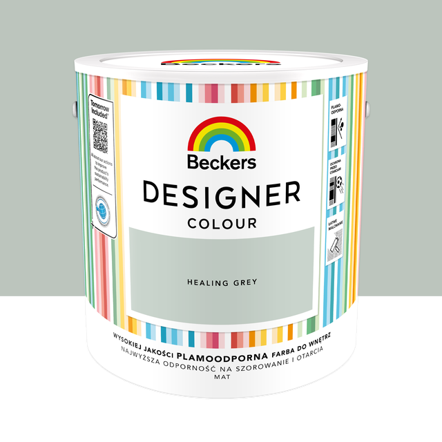 Farba wewnętrzna Beckers Designer Colour Healing Grey 2.5 l