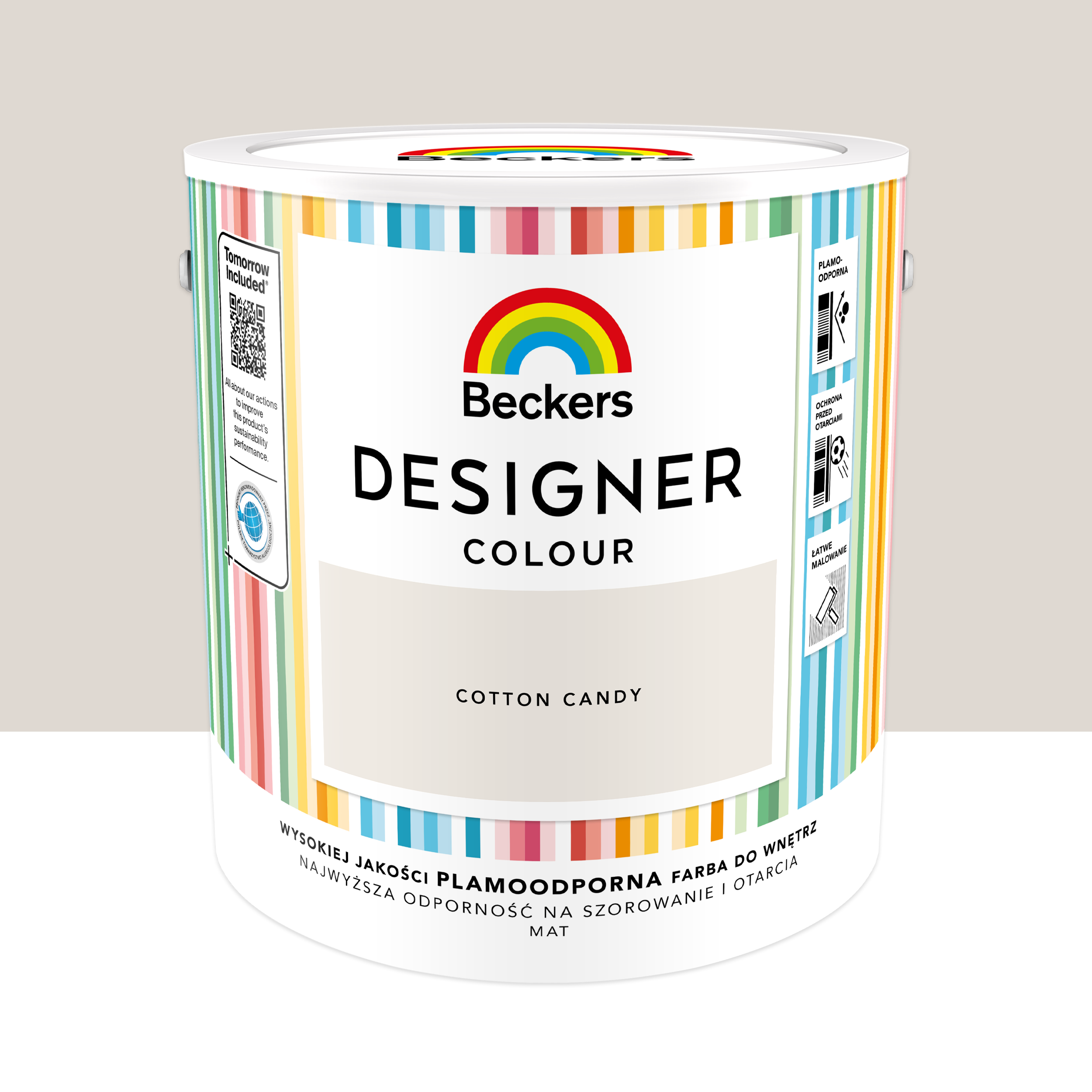 Farba wewnętrzna Beckers Designer Colour Cotton Candy 2.5 l