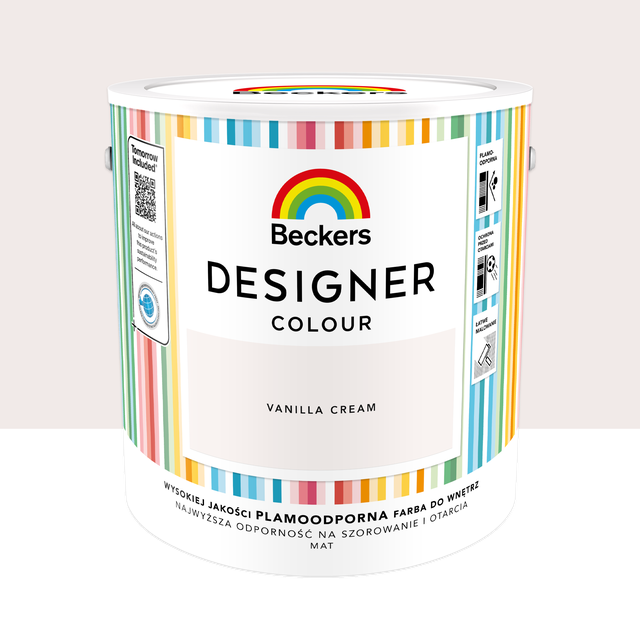 Farba wewnętrzna Beckers Designer Colour Vanilla Cream 2.5 l