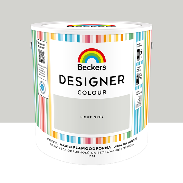 Farba wewnętrzna Beckers Designer Colour Light Grey 2.5 l