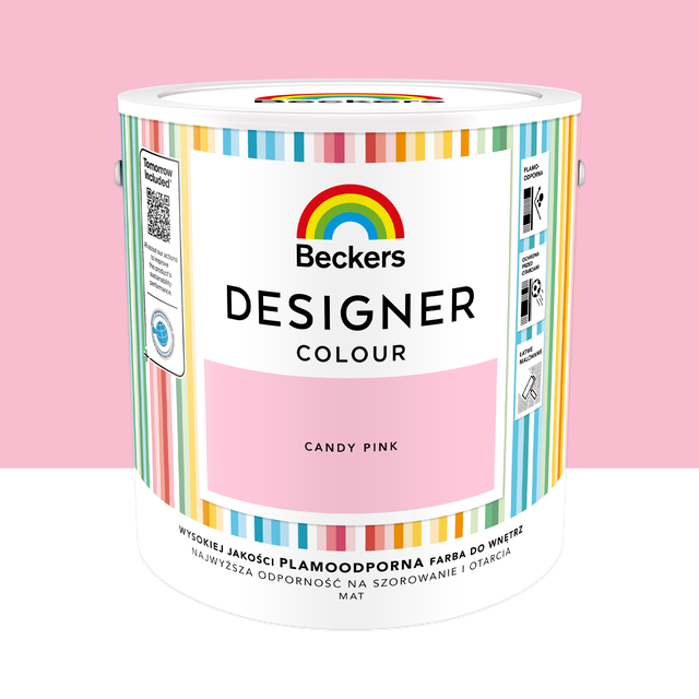 Farba wewnętrzna Beckers Designer Colour Candy Pink 2.5 l
