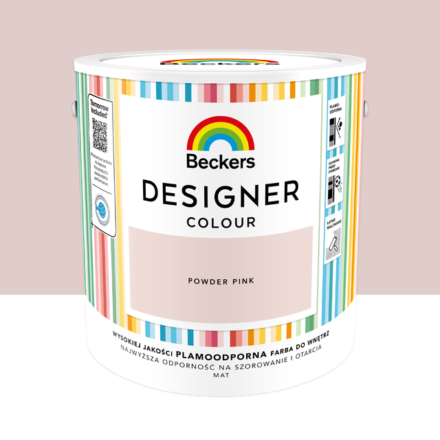 Farba wewnętrzna Beckers Designer Colour Powder pink 2.5 l