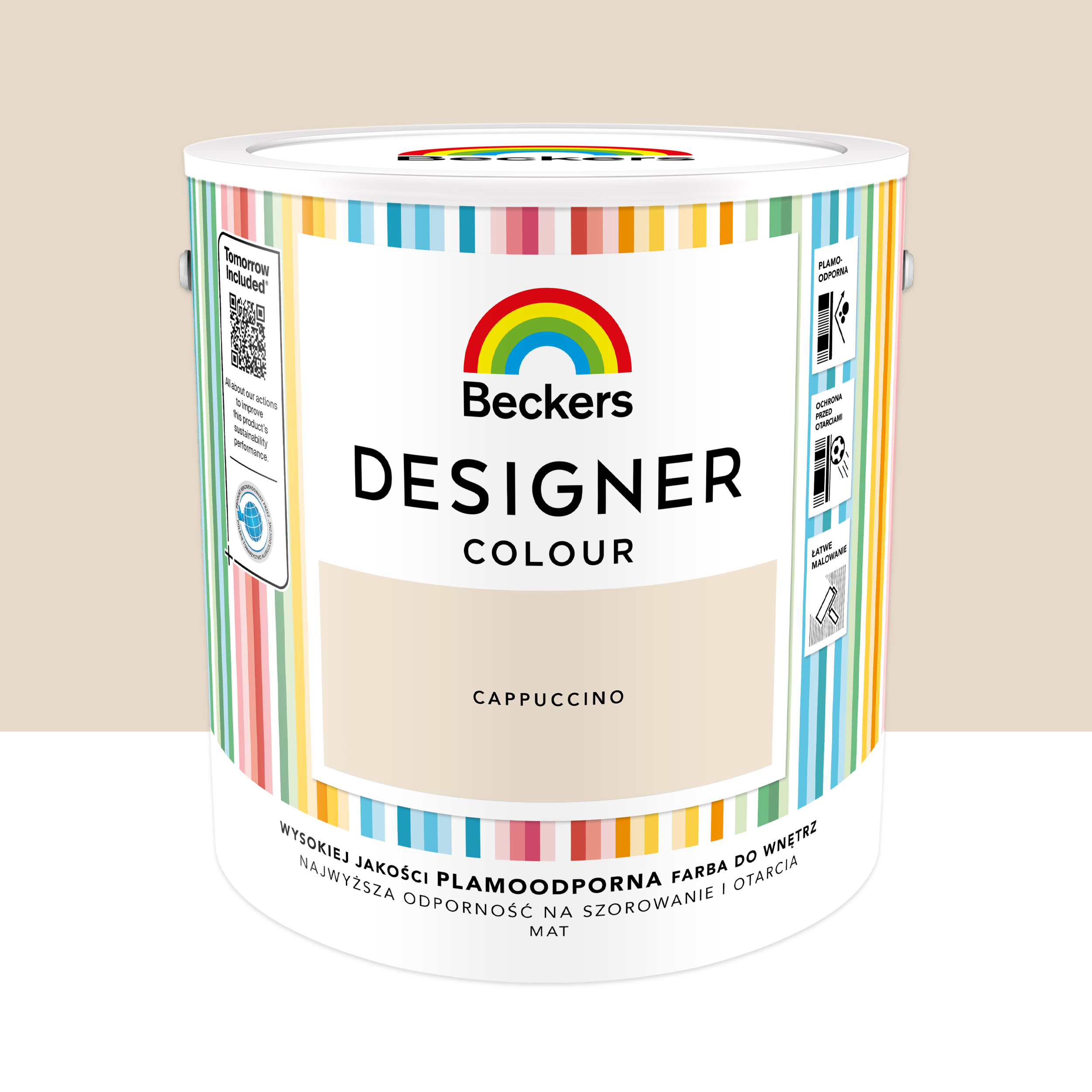 Farba wewnętrzna Beckers Designer Colour Cappucino 2.5 l