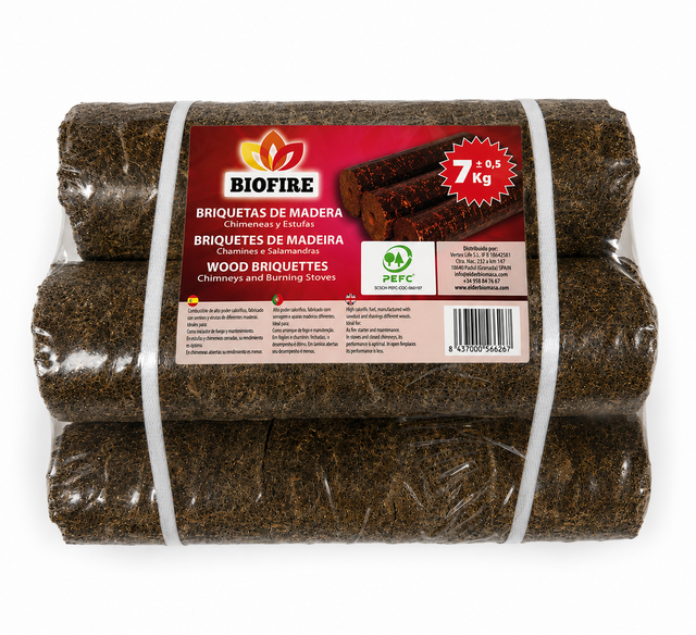 BRIQUETAS MADERA 7KG