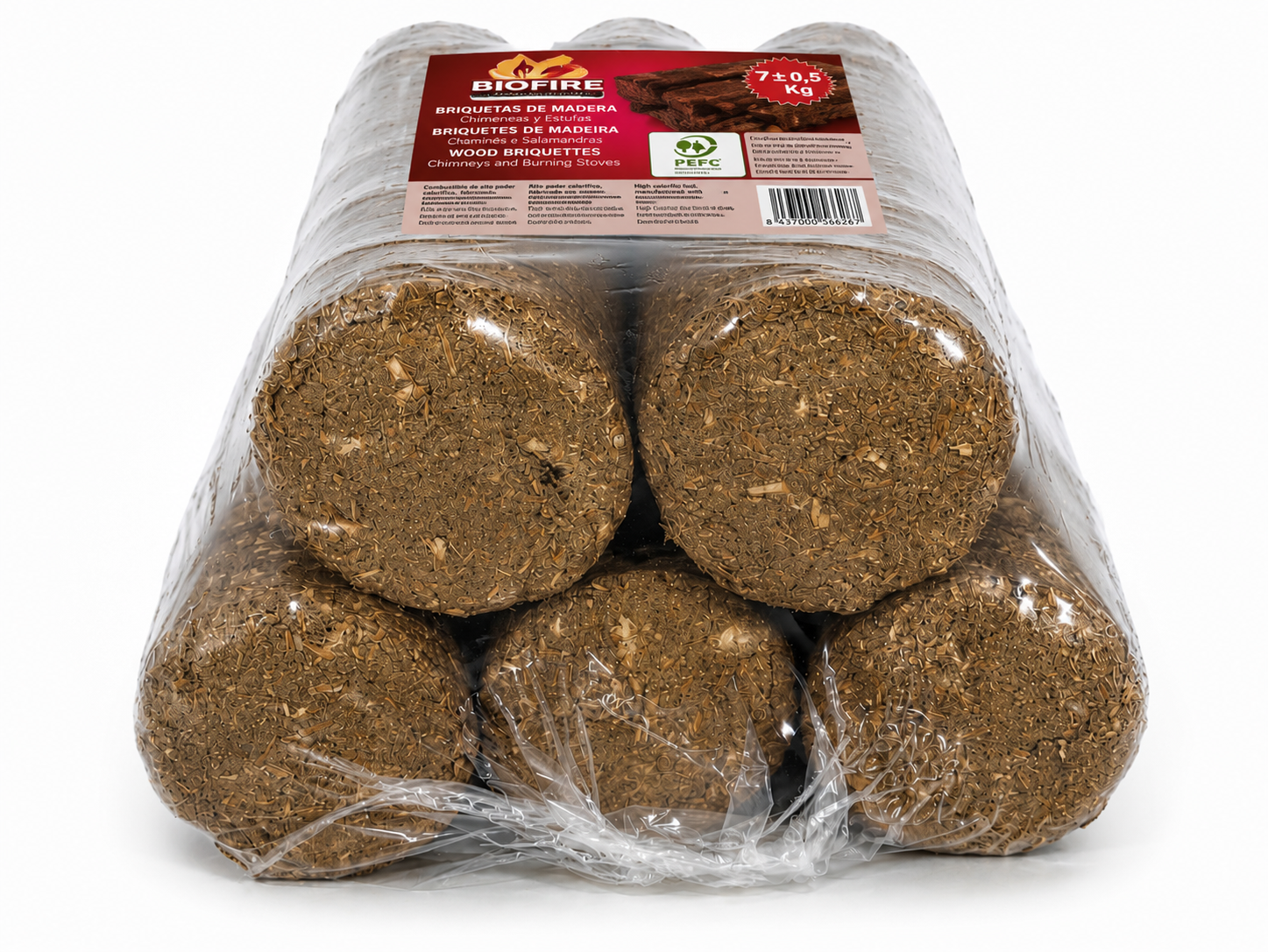 BRIQUETAS MADERA 7KG - 3