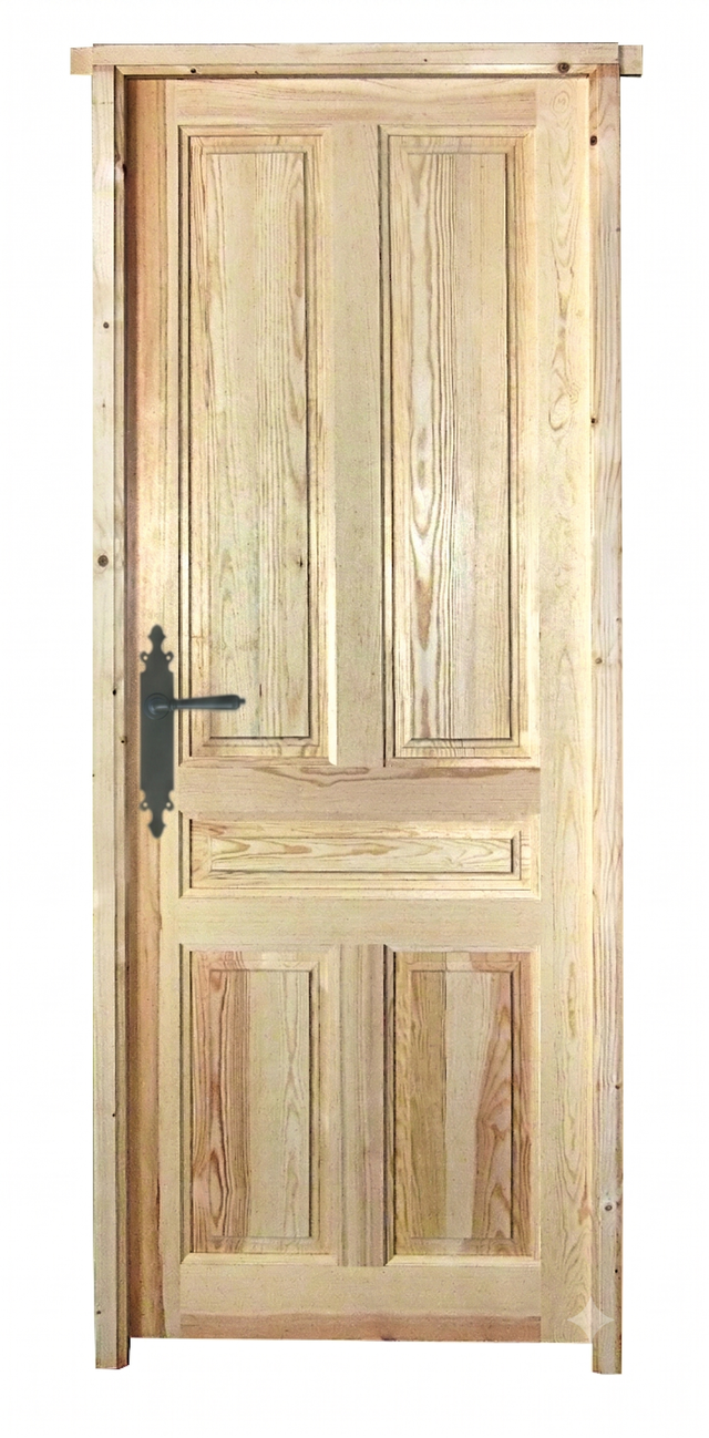 BLOCO DE PORTA PINHO 5 QUADROS 203X62,5CM DIREITA