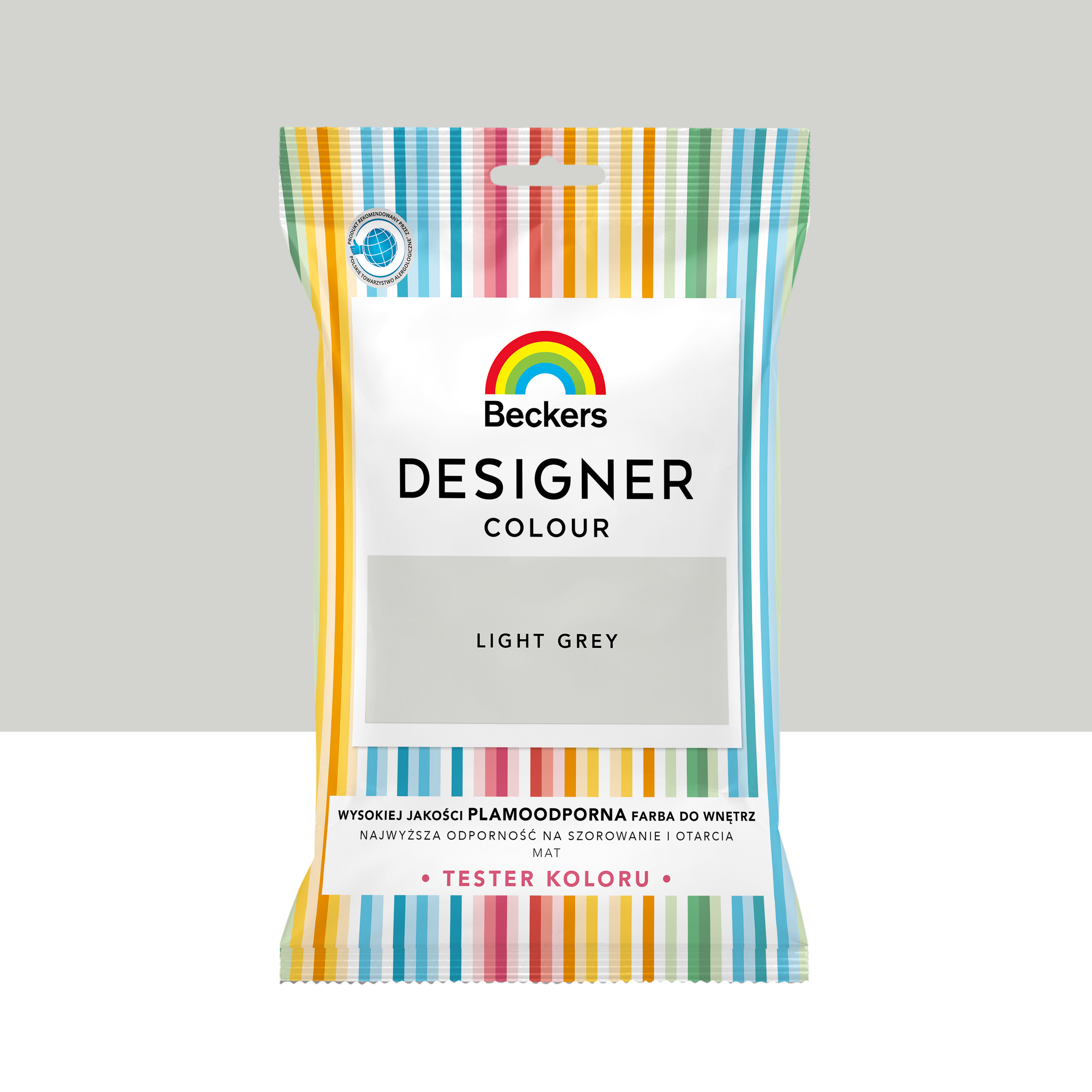Tester farby Beckers Designer Colour Light grey 50 ml