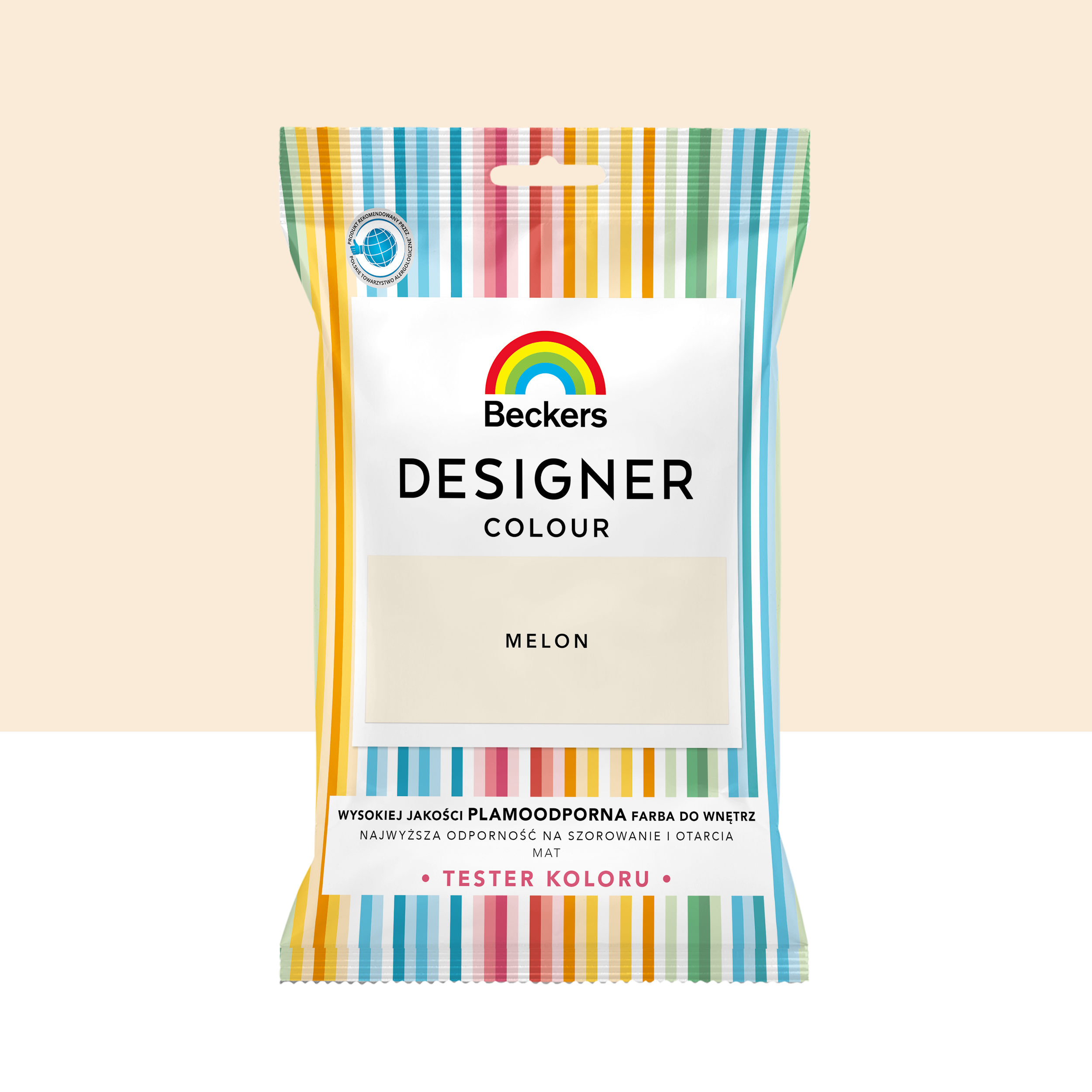 Tester farby Beckers Designer Colour Melon 50 ml